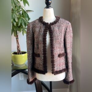 Channel Mink trim Jacket